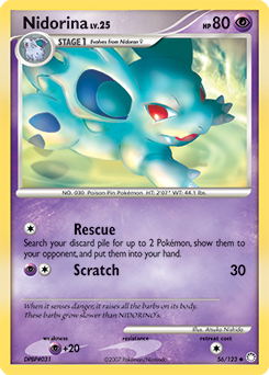 Pokemon Mysterious Treasures Nidorina - 56