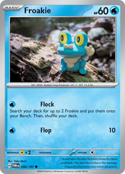 Pokemon Twilight Masquerade Froakie - 56