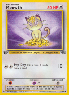 Pokemon Jungle Meowth - 56