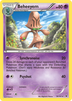 Pokemon Noble Victories Beheeyem - 56