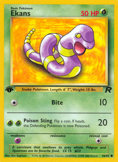 Pokemon Team Rocket Ekans - 56