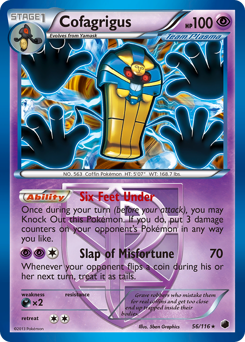 Pokemon Plasma Freeze Cofagrigus - 56