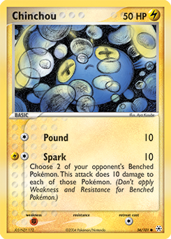 Pokemon Hidden Legends Chinchou - 56