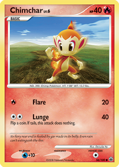 Pokemon Majestic Dawn Chimchar - 56