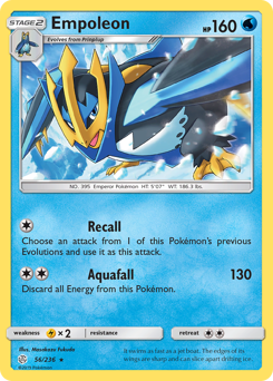 Pokemon Cosmic Eclipse Empoleon - 56