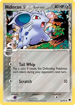 Pokemon Dragon Frontiers Nidoran ♀ δ - 56