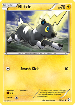 Pokemon Boundaries Crossed Blitzle - 56