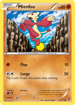Pokemon Furious Fists Mienfoo - 56