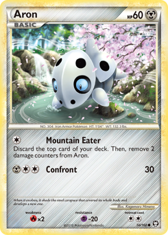 Pokemon HS—Triumphant Aron - 56