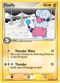 Pokemon Unseen Forces Flaaffy - 56
