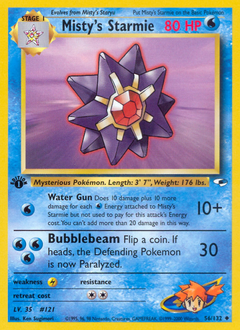 Pokemon Gym Heroes Misty's Starmie - 56