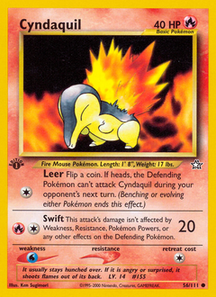 Pokemon Neo Genesis Cyndaquil - 56