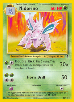 Pokemon Legendary Collection Nidorino - 56