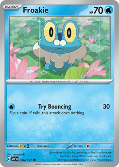 Pokemon Obsidian Flames Froakie - 56