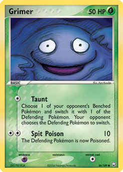 Pokemon Team Rocket Returns Grimer - 56