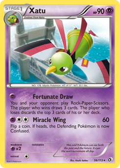 Pokemon Legendary Treasures Xatu - 56
