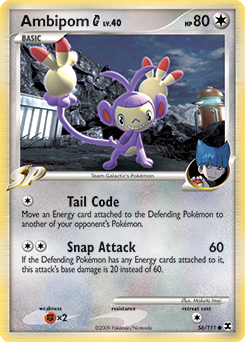 Pokemon Rising Rivals Ambipom G - 56