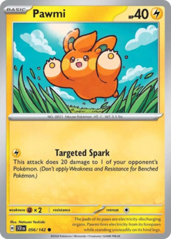 Pokemon Stellar Crown Pawmi - 56