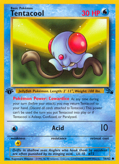 Pokemon Fossil Tentacool - 56