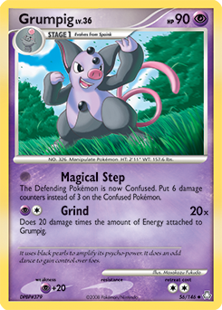 Pokemon Legends Awakened Grumpig - 56