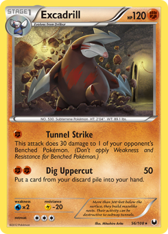 Pokemon Dark Explorers Excadrill - 56