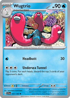 Pokemon Scarlet & Violet Wugtrio - 57