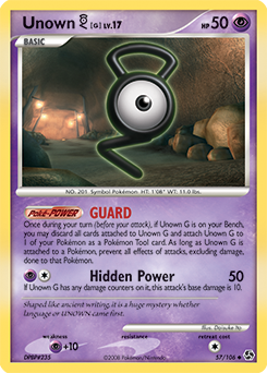 Pokemon Great Encounters Unown [G] - 57