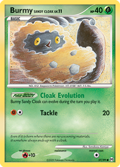 Pokemon Arceus Burmy Sandy Cloak - 57