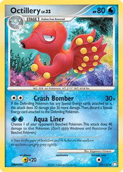 Pokemon Mysterious Treasures Octillery - 57