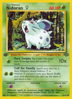 Pokemon Jungle Nidoran ♀ - 57