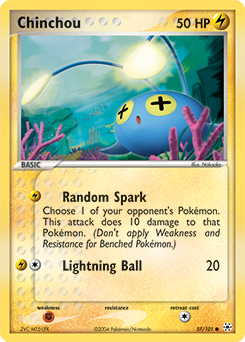 Pokemon Hidden Legends Chinchou - 57