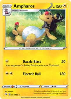 Pokemon Darkness Ablaze Ampharos - 57