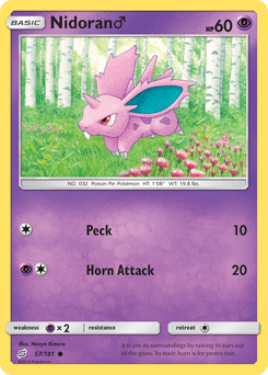 Pokemon Team Up Nidoran ♂ - 57