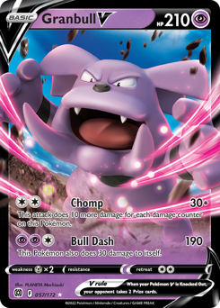 Pokemon Brilliant Stars Granbull V - 57