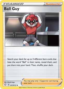 Pokemon Shining Fates Ball Guy - 57