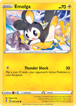 Pokemon Evolving Skies Emolga - 57