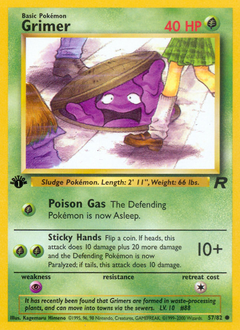 Pokemon Team Rocket Grimer - 57