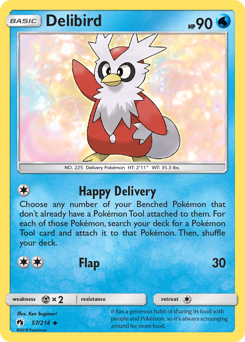 Pokemon Lost Thunder Delibird - 57