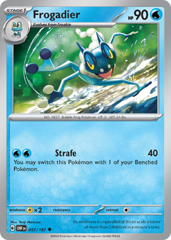 Pokemon Obsidian Flames Frogadier - 57