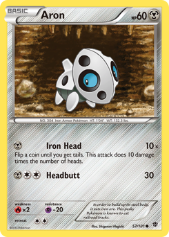 Pokemon Plasma Blast Aron - 57