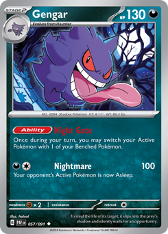 Pokemon Paldean Fates Gengar - 57