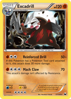 Pokemon Dark Explorers Excadrill - 57