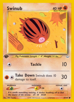 Pokemon Neo Revelation Swinub - 57