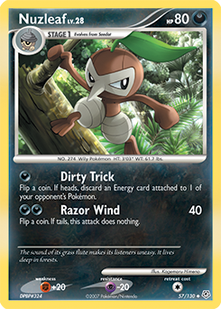 Pokemon Diamond & Pearl Nuzleaf - 57