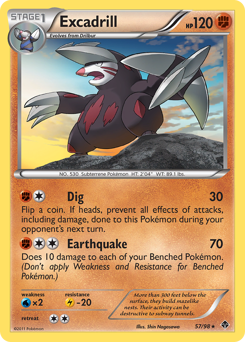 Pokemon Emerging Powers Excadrill - 57