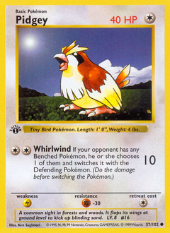 Pokemon Base Pidgey - 57