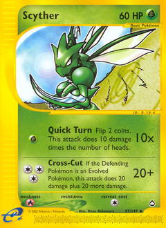 Pokemon Aquapolis Scyther - 57