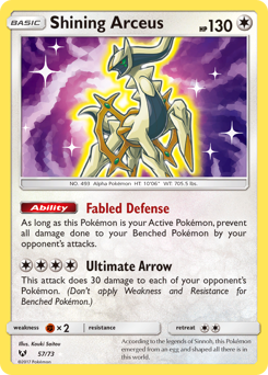 Pokemon Shining Legends Shining Arceus - 57