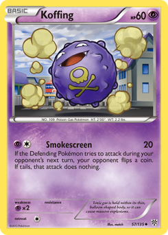 Pokemon Plasma Storm Koffing - 57