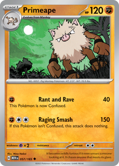 Pokemon 151 Primeape - 57